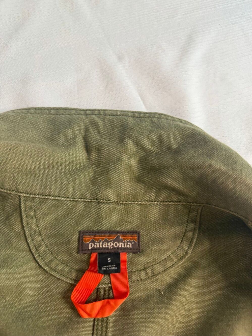 Patagonia Jacket Women’s Green All Seasons Hemp Canvas Chore Coat Size Small - Picture 2 of 12
